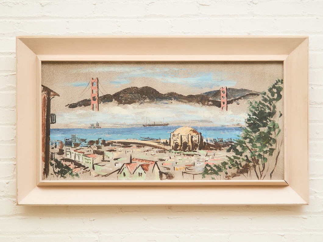 Painting of San Francisco signed