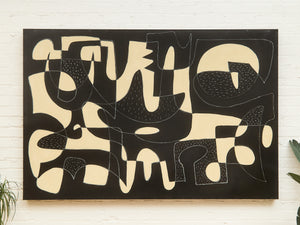 Interwoven Echos by C.Platero Large Acrylic on Canvas