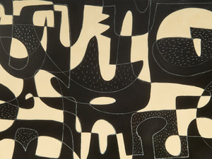 Interwoven Echos by C.Platero Large Acrylic on Canvas