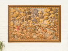 Load image into Gallery viewer, Large Mid Century Northern Belgian region tapestry Framed
