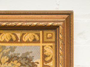 Large Mid Century Northern Belgian region tapestry Framed