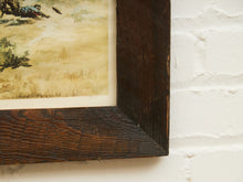 Load image into Gallery viewer, Western Art by Charles M. Russell with Thick wood Rustic Frame
