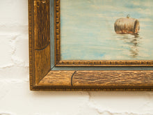 Load image into Gallery viewer, Gauche Sailboat Painting Signed
