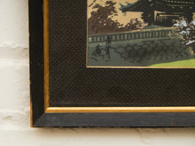 Load image into Gallery viewer, Vintage Japanese Woodblock print Framed
