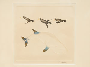 Embossed Etching Signed
