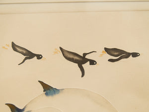 Embossed Etching Signed