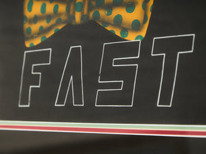 Fast Pinturas Poster in Guache signed