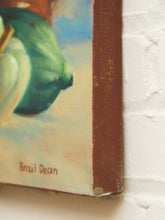 Load image into Gallery viewer, Vintage Still Life Oil Painting Apples &amp; Earthenware by Bazil Dean
