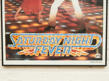 Load image into Gallery viewer, SATURDAY NIGHT FEVER Original Movie Poster John Travolta Disco Dancing Framed
