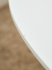 Lacquered Oval Pedestal Modernist Table