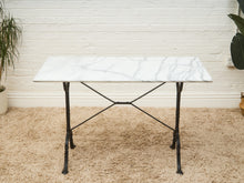 Load image into Gallery viewer, Classic French Bistro Marble Café Table
