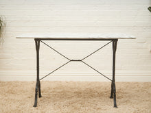 Load image into Gallery viewer, Classic French Bistro Marble Café Table
