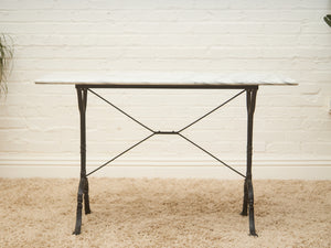 Classic French Bistro Marble Café Table