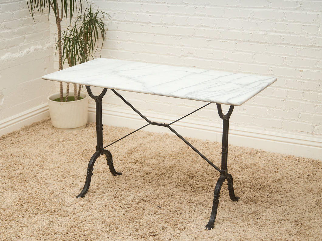 Classic French Bistro Marble Café Table