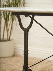 Classic French Bistro Marble Café Table