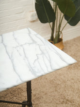 Load image into Gallery viewer, Classic French Bistro Marble Café Table
