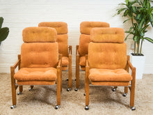 Load image into Gallery viewer, Oak 1970’s Mid Century Dining Set
