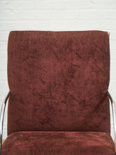 Load image into Gallery viewer, Set of 6 Vintage Milo Baughman Chairs in Burgundy/Brown
