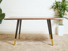 Load image into Gallery viewer, Live Edge Solid Acacia Dining Table
