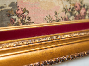 20th Century Vintage French style tapestry is a Roman scene of Pompeii
