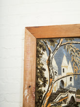 Load image into Gallery viewer, Swans Beneath the Willows Vintage Woven Tapestry
