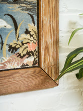 Load image into Gallery viewer, Swans Beneath the Willows Vintage Woven Tapestry
