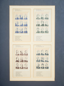 1986 Ameripex '86 United States postage stamps, Scott #2216-19 Framed