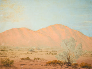 Desert Light on the Ridge Original Signed Oil Painting