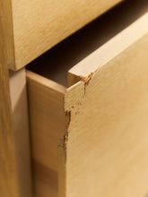 Load image into Gallery viewer, Blonde Vintage Highboy Dresser
