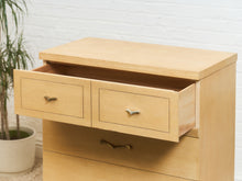 Load image into Gallery viewer, Blonde Vintage Highboy Dresser
