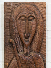 Load image into Gallery viewer, 1977 Signed- Pakal Sabidurla Wood Sculpure Relief
