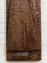Load image into Gallery viewer, 1977 Signed- Pakal Sabidurla Wood Sculpure Relief
