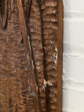 Load image into Gallery viewer, 1977 Signed- Pakal Sabidurla Wood Sculpure Relief
