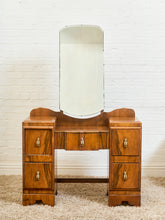 Load image into Gallery viewer, Burlwood Art Deco Vanity
