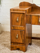 Load image into Gallery viewer, Burlwood Art Deco Vanity
