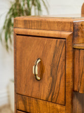 Load image into Gallery viewer, Burlwood Art Deco Vanity
