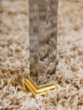 Load image into Gallery viewer, Brass and Chrome Side Table
