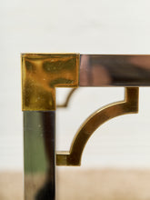 Load image into Gallery viewer, Brass and Chrome Side Table
