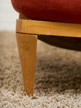 Load image into Gallery viewer, Red Vintage 1950’s Lounge Chair
