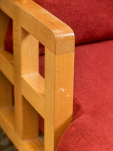Load image into Gallery viewer, Red Vintage 1950’s Lounge Chair
