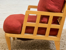 Load image into Gallery viewer, Red Vintage 1950’s Lounge Chair
