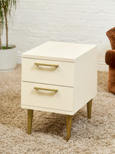 Load image into Gallery viewer, White Mid Century Cabinets
