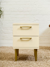 Load image into Gallery viewer, White Mid Century Cabinets
