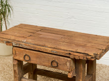 Load image into Gallery viewer, French utilitarian Rustic Antique Desk
