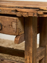 Load image into Gallery viewer, French utilitarian Rustic Antique Desk
