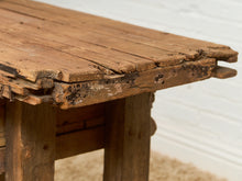 Load image into Gallery viewer, French utilitarian Rustic Antique Desk
