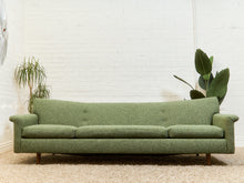 Load image into Gallery viewer, 1960’s Classic Mid Century sofa in Fern Olive
