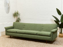 Load image into Gallery viewer, 1960’s Classic Mid Century sofa in Fern Olive
