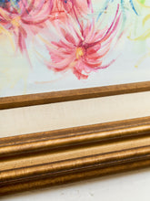 Load image into Gallery viewer, “Splash” by Margarette Singer, Large Mid-Century Abstract Floral Oil Painting
