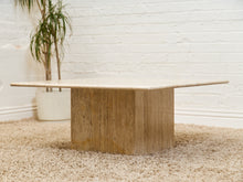 Load image into Gallery viewer, Travertine Coffee Table
